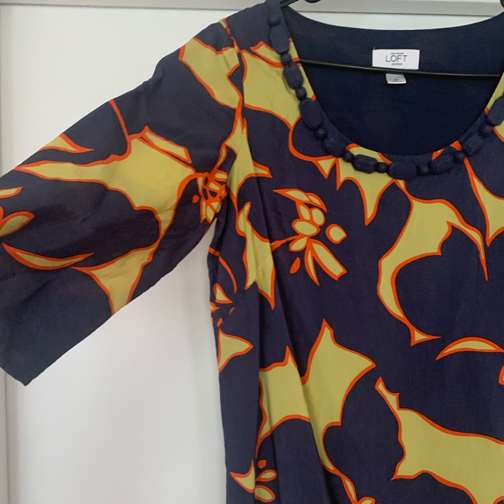 LOFT 3/4 Sleeve Dress - 8P